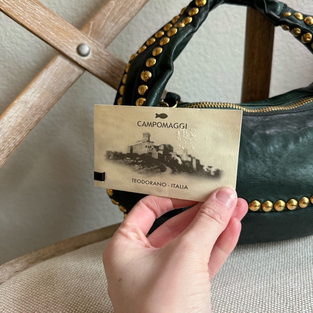Campomaggi Marisa Studded Shoulder Bag - Picture 4 of 9